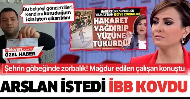 Mağdur çalışan Aykut Arıkan konuştu: Habertürk sunucusu Didem Arslan Yılmaz istedi CHP’li İBB işten kovdu