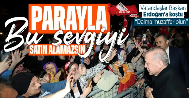 Başkan Erdoğan'a sevgi seli... İstanbul'da vatandaşlarla selamlaştı