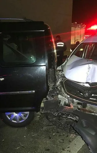 Zeytinburnu'nda trafik kazası : 5 yaralı