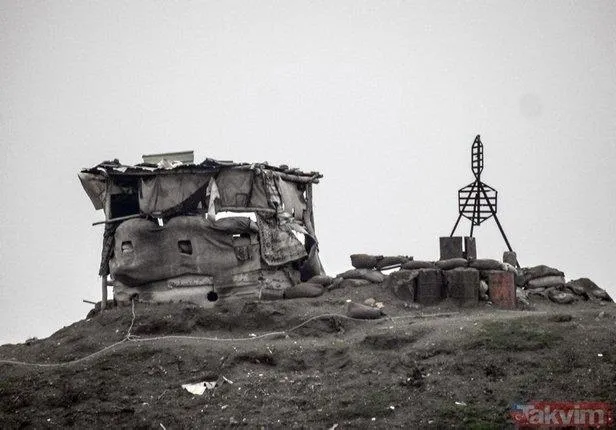 PKK/YPG'li teröristler mevzileri boşalttı-1