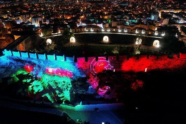 Gardasa Hep Destek Tam Destek Nevsehir Kalesi Ne Isiklarla Azerbaycan Ve Turk Bayragi Yansitildi Takvim