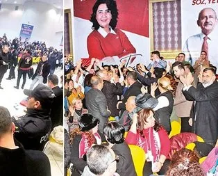 CHP kongresinde büyük kavga! Polis ekipleri çağırıldı!