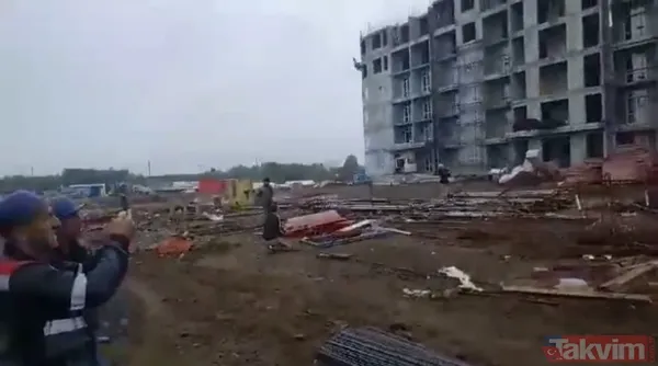 Türk inşaat işçileri kaydetti: İşte Rusya Kamçatka'daki deprem anı - 5