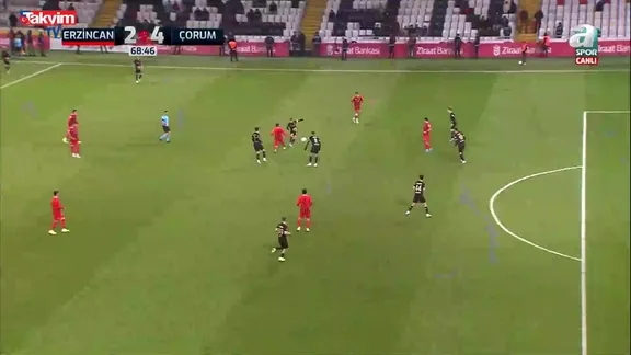 Erzincan Çorum maçında 6. gol!
