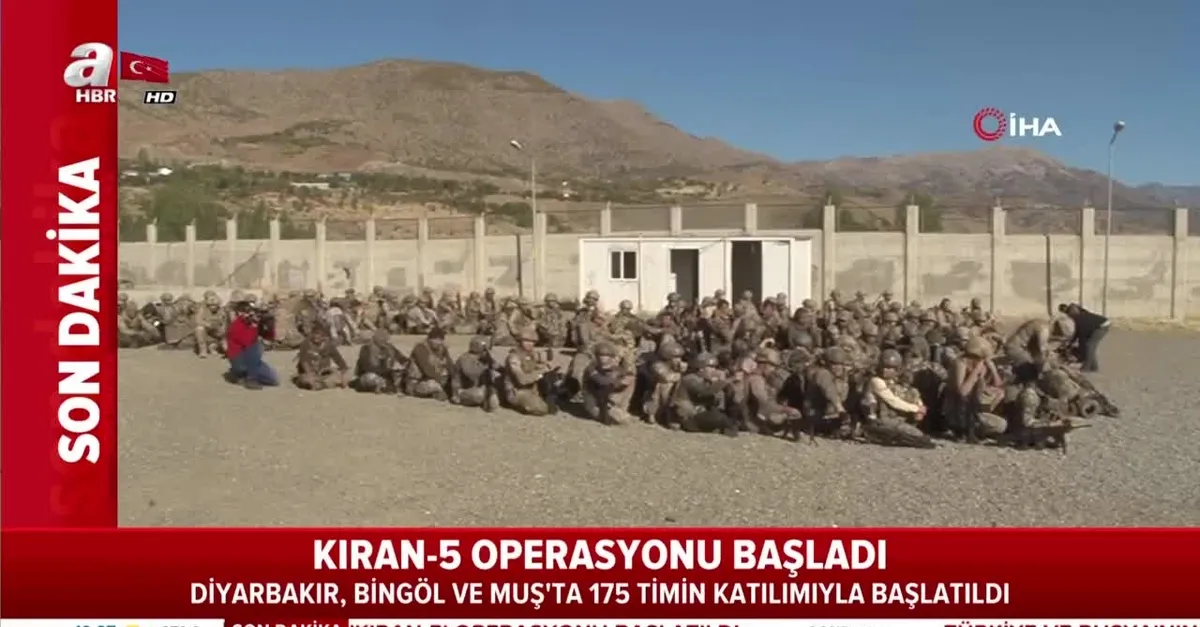 Son dakika: 'Kıran-5' operasyonu başladı! 179 tim katılıyor |Video