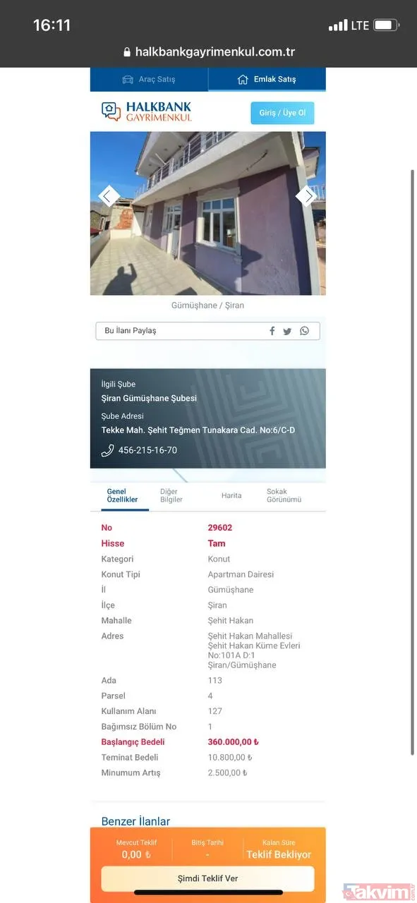 200, 312, 385 BİN TL'ye 120 ay vadeli ev alın! 11.500 TL peşinatla Ankara'da 238 m2 daire! Müstakil, bahçeli, geniş satılık ev arayanlara... - 3