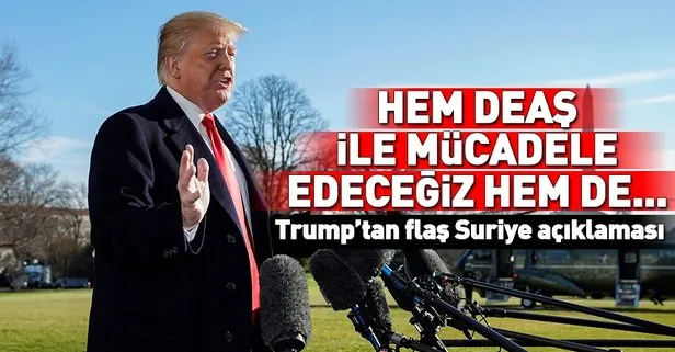 Trump'tan önemli Suriye açıklaması