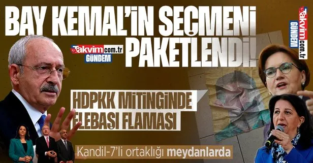 Terörün siyasi ayağı HDP mitingine elebaşı Öcalan flamasıyla girmeye çalışan şüpheli gözaltına alındı!