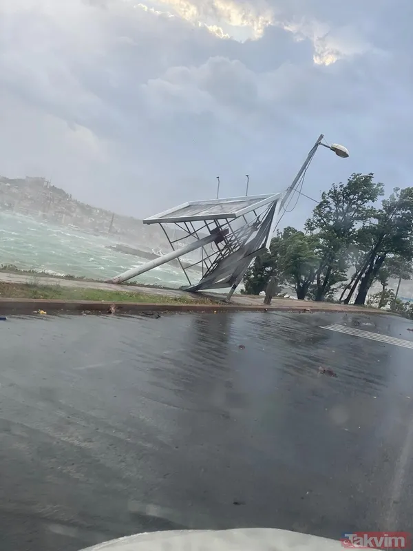 Turizm sezonu öncesi fırtına! Ayvalık'ta tekneler battı - 8