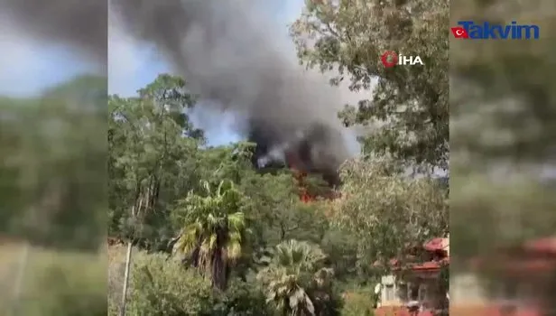 Muğla'nın Fethiye ilçesinde orman yangını çıktı