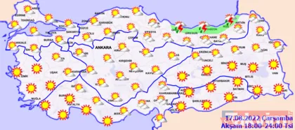 Hava nasıl olacak? Meteoroloji uyardı! İstanbullular dikkat! Gök gürültülü geliyor! 17 Ağustos 2022 hava durumu