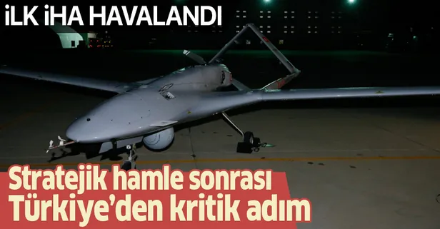 Türkiye'den KKTC'ye ilk İHA havalandı