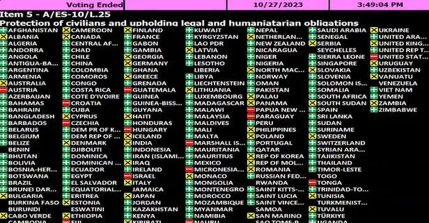Son dakika: BM’den 21 günün sonunda Gazze’de ateşkes çağrısı! İşte katliama destek veren ülkeler