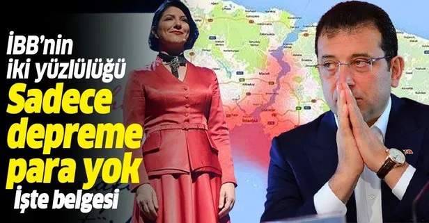 Kentin deprem bütçesini yüzde 65 düşüren İstanbul Büyükşehir Belediyesi, birkaç saat için sanatçı Pınar Ayhan’a 320 bin lira ödedi