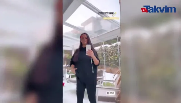 Hande Soral’dan karnı burnunda paylaşım!