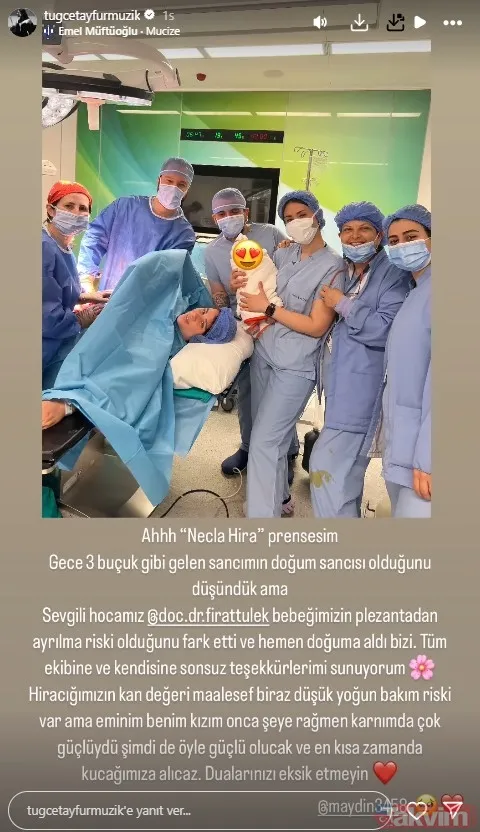 İşte o paylaşım...