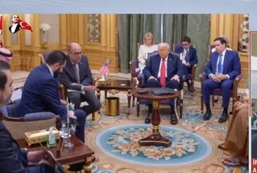 Beyaz Saray'da Trump - Şara görüşmesi başladı