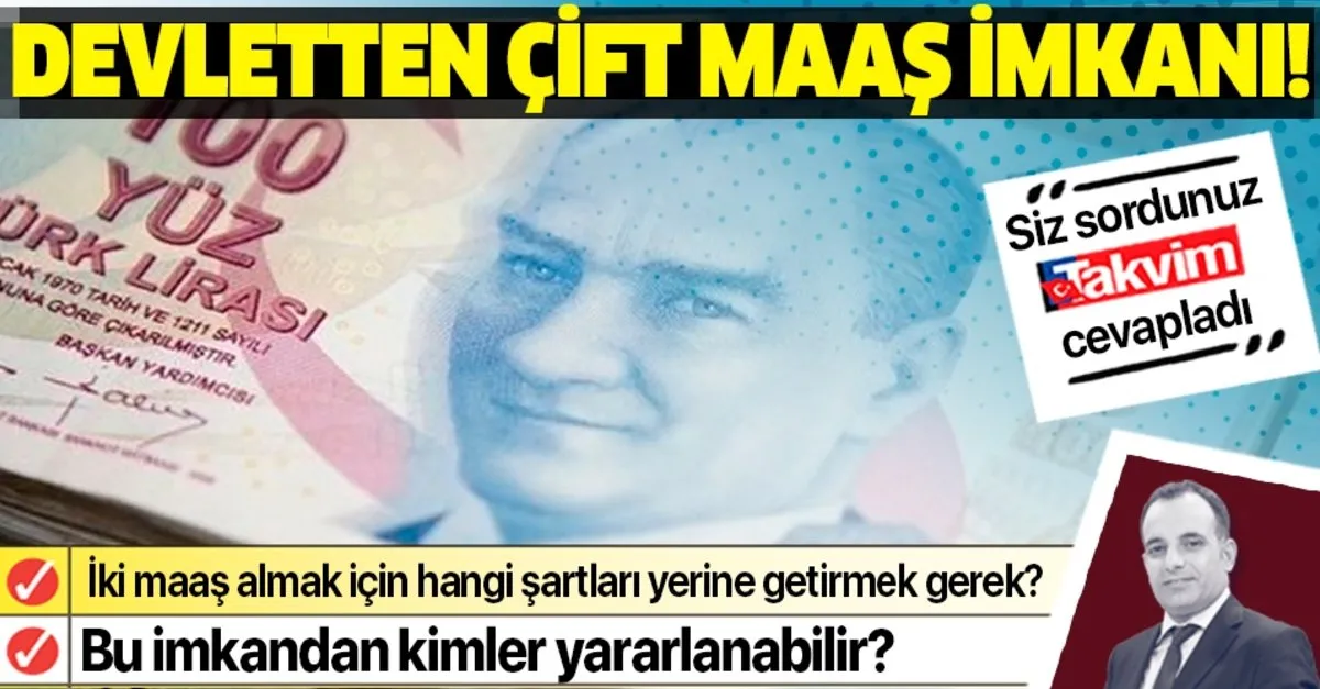 Devletten Cift Maas Imkani Takvim