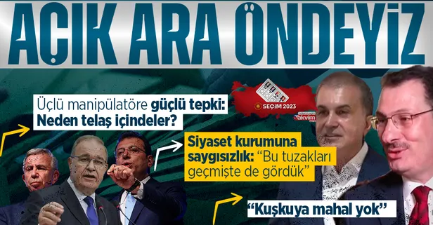 AK Parti'den CHP'nin manipülasyonuna sert tepki: Meclis tablosunda ve cumhurbaşkanlığında öndeyiz