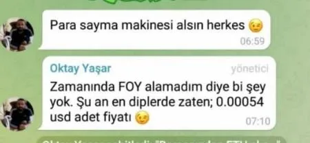 Gökhan Özbek, Çağlar Cilara, Kemal Özkiraz ve Levent Özeren'in para karşılığı Twitter'da parlattığı FOY Token battı-6