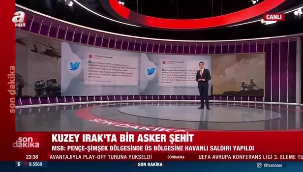 SON DAKİKA: Kuzey Irak’ta 1 asker şehit oldu