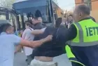 İstanbul Maltepe'de dehşete düşüren görüntüler! İETT şoförü demir sopayla tartıştığı yolcuya saldırdı