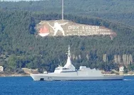 Rus savaş gemisi Çanakkale Boğazından geçti: Türk Sahil Güvenlik botu eşlik etti