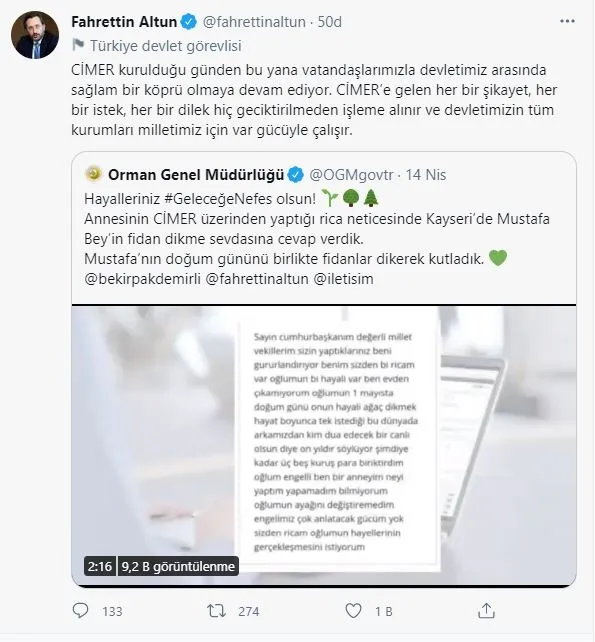 iletisim-baskani-fahrettin-altun-paylasti-cimer-vatandaslarimizla-devletimiz-arasinda-saglam-bir-kopru-olmaya-devam-ediyor-1618502653878.jpg İletişim Başkanı Fahrettin Altun paylaştı: CİMER vatandaşlarımızla devletimiz arasında sağlam bir köprü olmaya devam ediyor-1