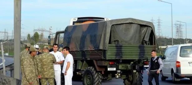 Zırhlı araç devrildi! 9 asker yaralandı