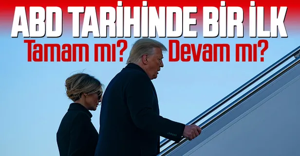 ABD eski Başkanı Donald Trump’ın azil davası 8 Şubat haftasına ertelendi! Tarihte bir ilk yaşanacak