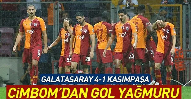 Cimbom’dan gol yağmuru! MS: Galatasaray 4-1 Kasımpaşa