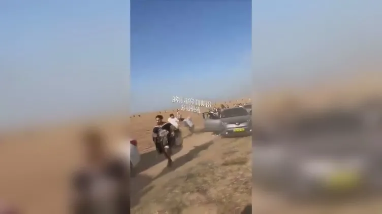 İsrail'de çatışmaların yaşandığı noktalarda halk böyle kaçıştı