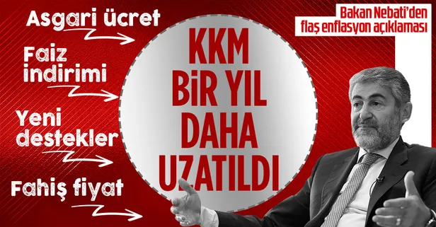 Hazine ve Maliye Bakanı Nureddin Nebati'den flaş enflasyon açıklaması!