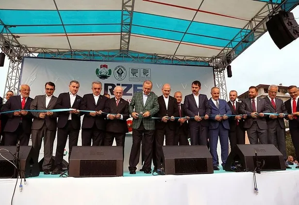 Başkan Erdoğan Rize'de müjdeyi verdi: Rize-Artvin Havalimanı 1,5 yıl içerisinde hizmete girecek-1