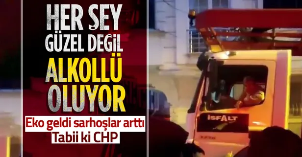 CHP'li İBB'de skandallar bitmiyor! Alkollü İBB şoförü arabalara çarptı