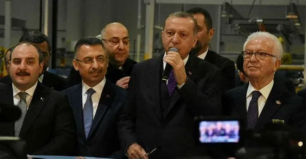 Başkan Erdoğan kurdeleyi kesti