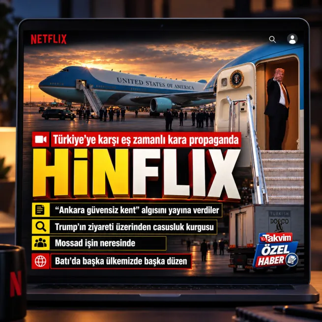 Küresel platformlarda hinlik yarışı: Türkiye’den milyarlar alıp düşmanlık veriyorlar! Netflix’ten Esenboğa kurgusu