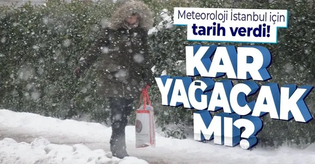 SON DAKİKA: İstanbul’a kar yağacak mı? Meteoroloji tarih verdi! O güne dikkat