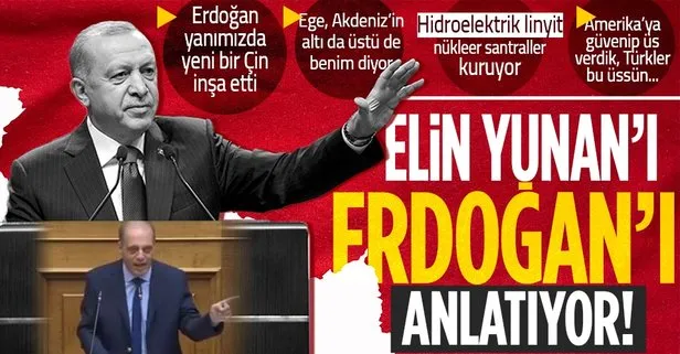 Yunan vekilden itiraf dolu Erdoğan sözleri: Türkiye’yi süper güç yapıyor!