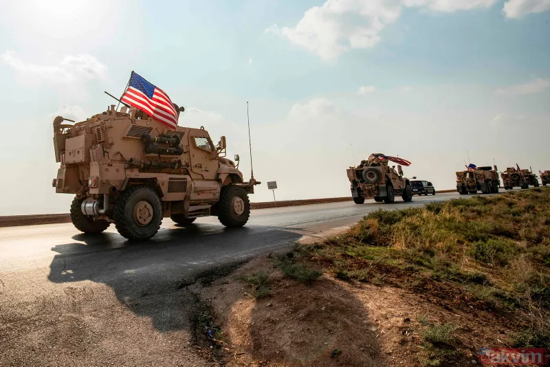 Kamışlı'ya gelen ABD konvoyu böyle görüntülendi