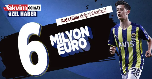 Fenerbahçe'nin 17 yaşındaki yıldız adayı Arda Güler piyasa değerini tam 60 katına çıkardı!