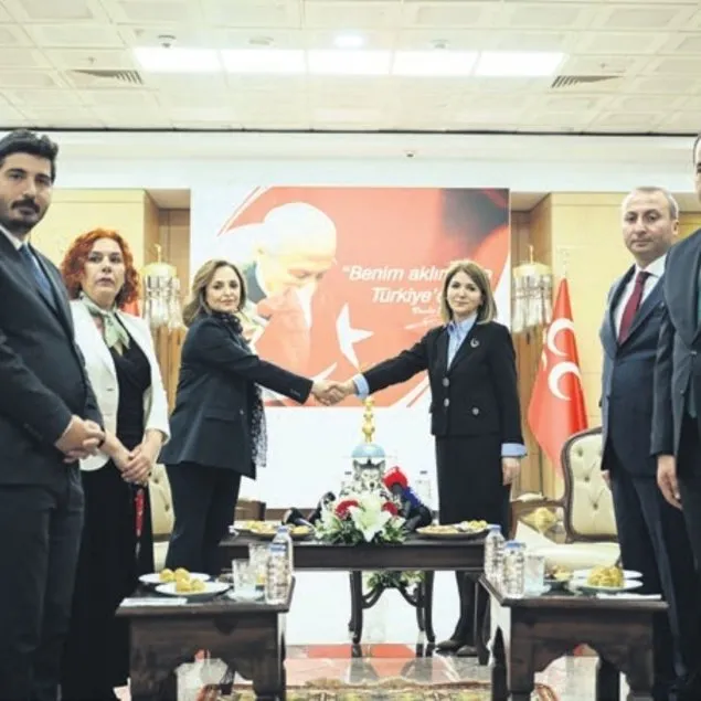 MHP-DEM Parti ilk kez bayramlaştı