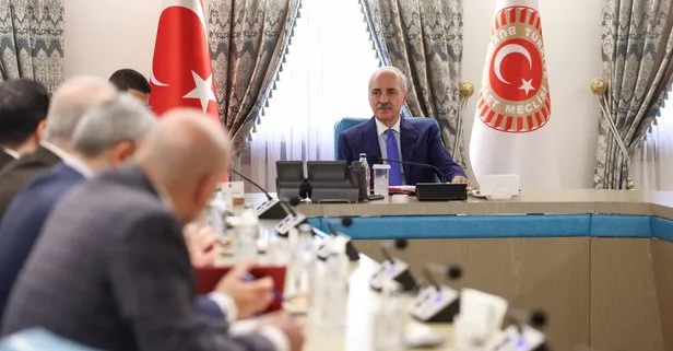 TBMM Başkanı Numan Kurtulmuş’tan önemli kabul