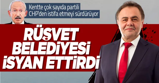 Rüşvet skandallarıyla gündemden düşmeyen CHP’li belediye teşkilatına da isyan ettirdi! İstifalar sürüyor