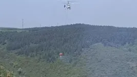 Sultangazi’de orman yangını! Helikopterle söndürüldü