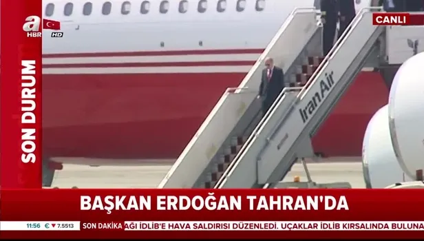 Başkan Erdoğan tarihi zirve için İran'da