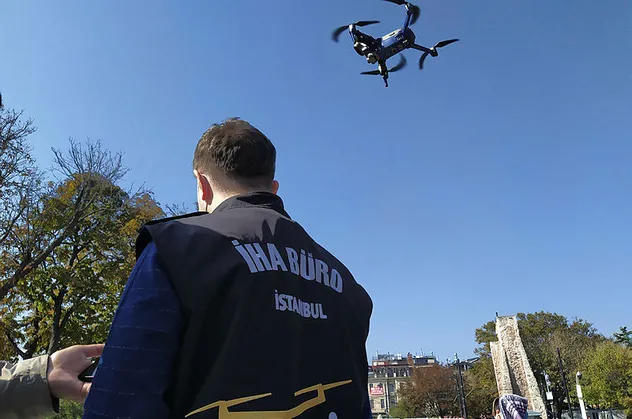 Sultanahmet ve Ayasofya'da dronelar havalandı! Tek tek tespit edildi