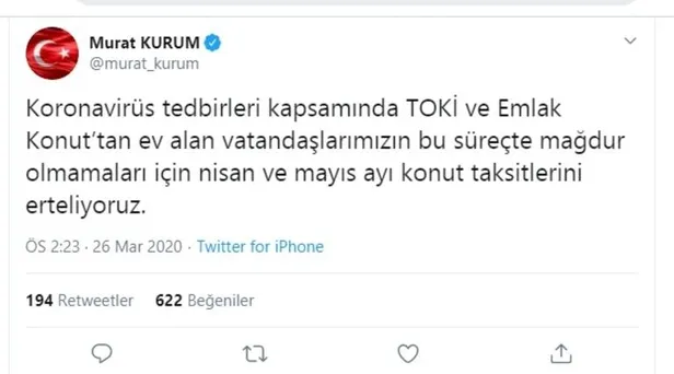 TOKİ taksit ödemeleri son dakika kaç ay ertelendi, ne zaman yatırılacak? TOKİ konut taksitleri ertelendi mi?-2