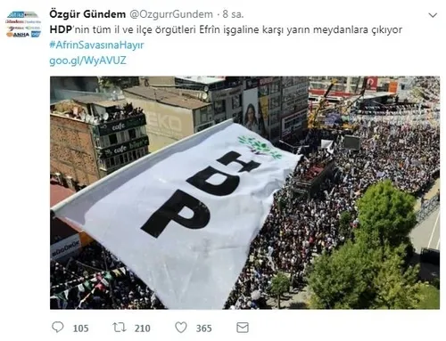 HDP'den alçak çağrı!-1
