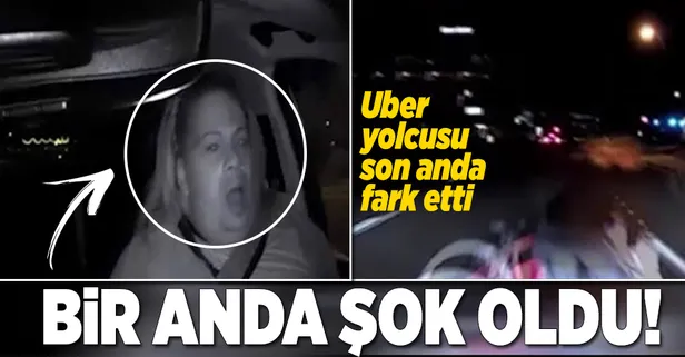 Uber yayaya böyle çarptı